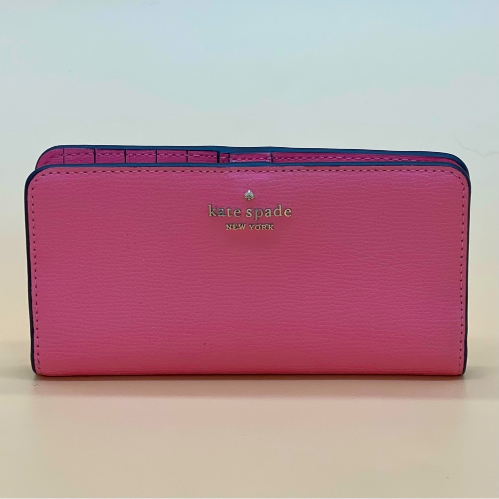 Kate Spade - Mint Condition - Long wallet a lot of card slots Hot Pink